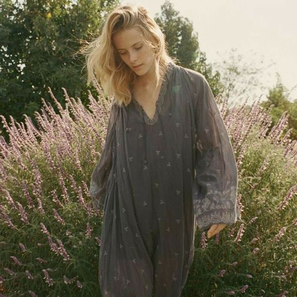 Doen shakti tie maxi dress cotton boho